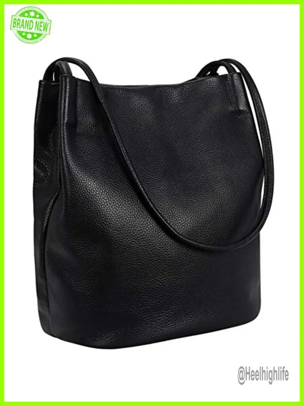 Genuine Leather Large Tote Hobo Shoulder Bag Women Work Travel Handbag